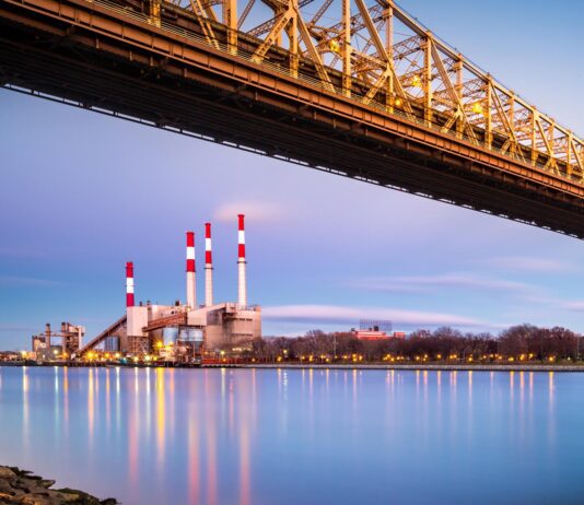 The operation of Ravenswood Generating Station in Queens