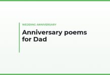 Heartfelt anniversary poems for Dad — short verses for the card, from a daughter, from a son, and longer ones to read out loud